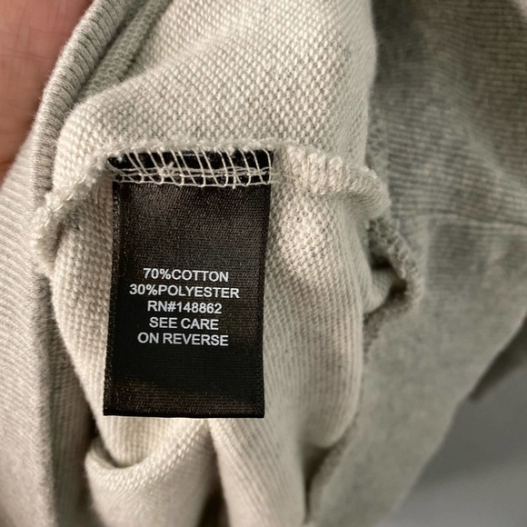 TORRID LOVE YA SELF LIGHT GREY TERRY OFF SHOULDER SWEATSHIRT SIZE 3X - Picture 7 of 7